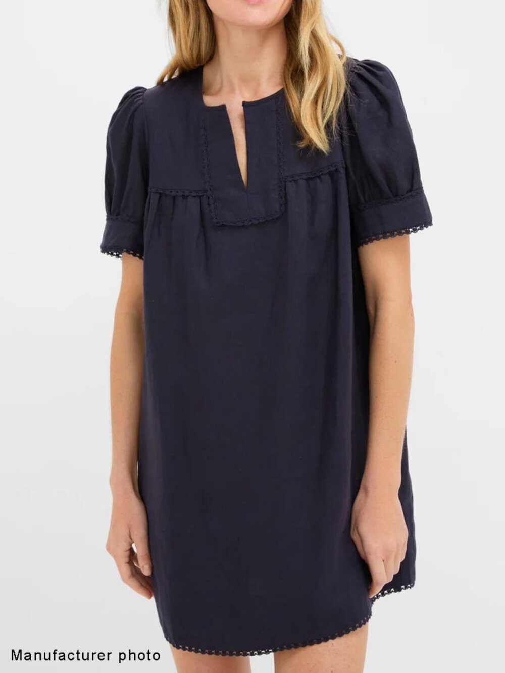 Tuckernuck Bridget Navy Linen Dress - Picture 11 of 11